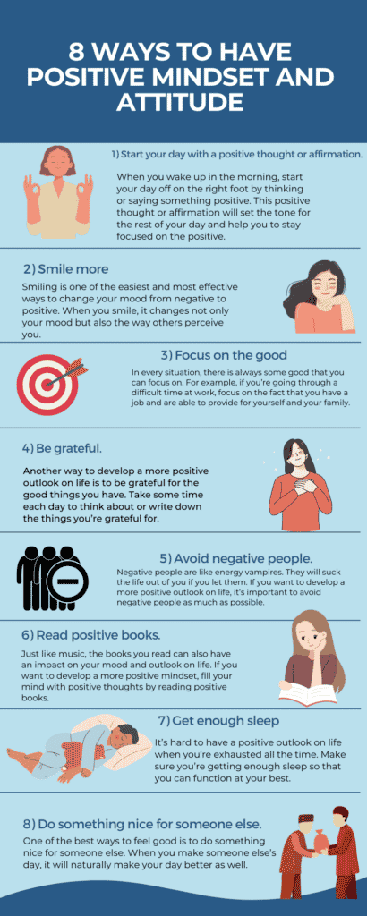 8 ways to have positive mindset and attitude